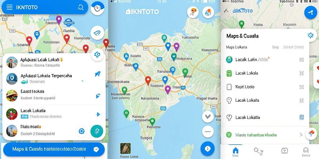 Antarmuka aplikasi Lacak Lokasi IKNTOTO yang intuitif dan praktis.