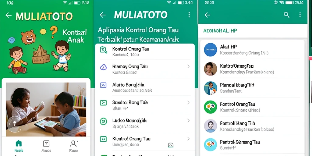Antarmuka MULIATOTO yang ramah pengguna untuk kontrol orang tua