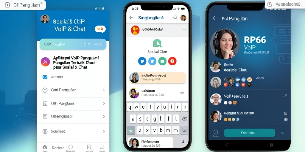 Antarmuka VoIP Panggilan RP66 yang ramah pengguna.